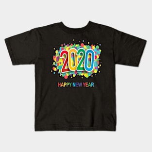 HAPPY NEW YEAR 2020 t-shirts Kids T-Shirt